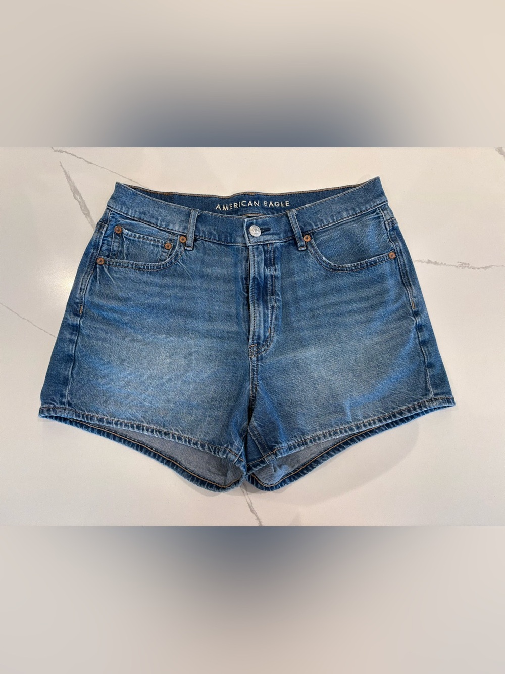 American Eagle High-Waisted Denim Shorts